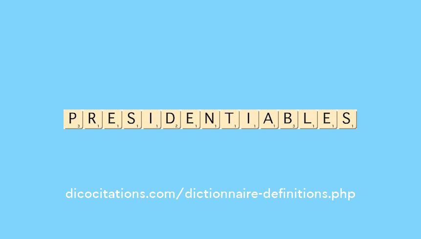 presidentiables