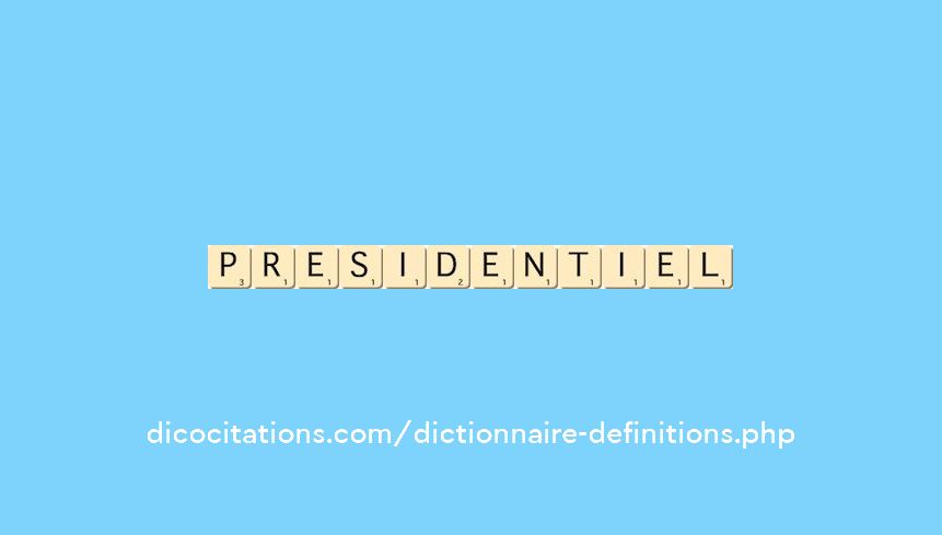 presidentiel presidentiel