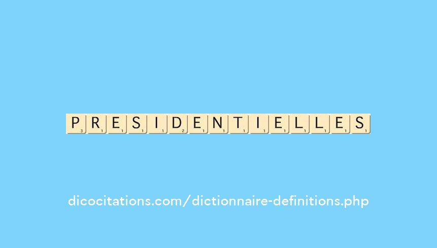 presidentielles presidentielles
