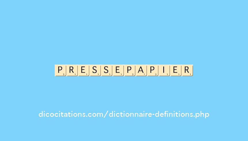 presse-papier presse-papier
