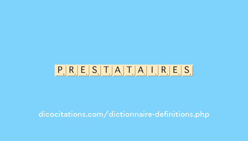 prestataires prestataires