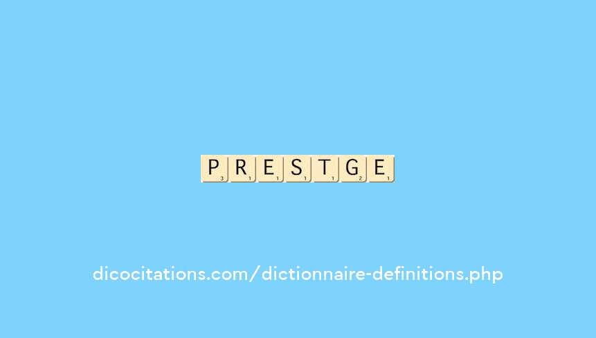 prestige prestige