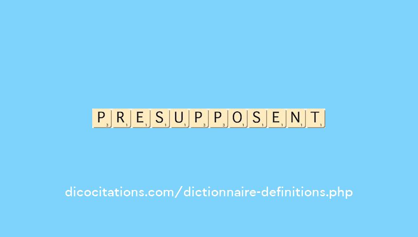 presupposent presupposent