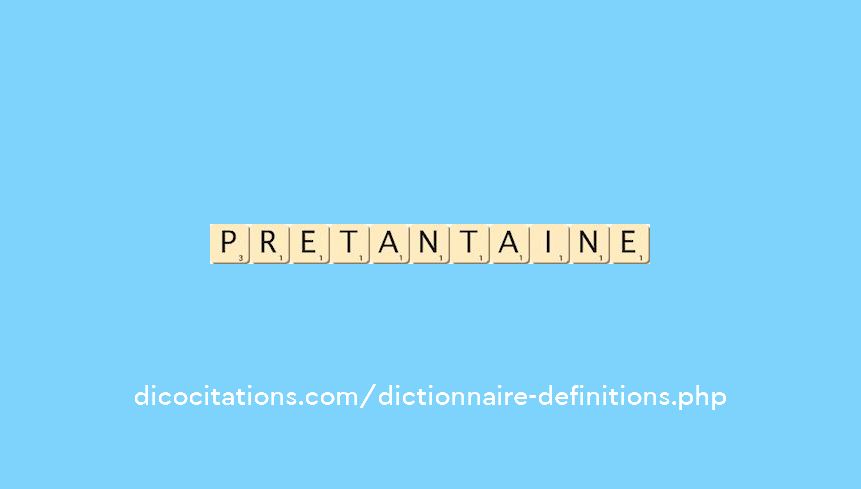 pretantaine