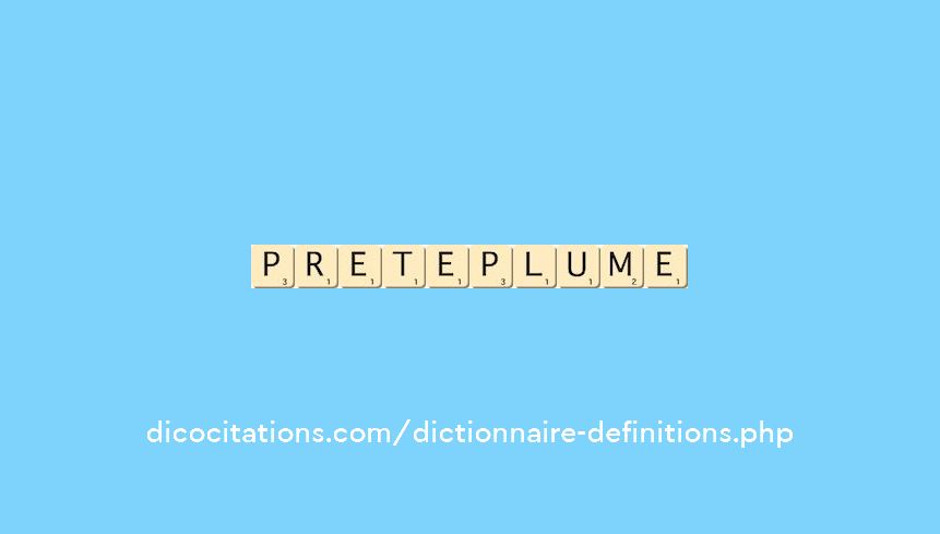 prete-plume