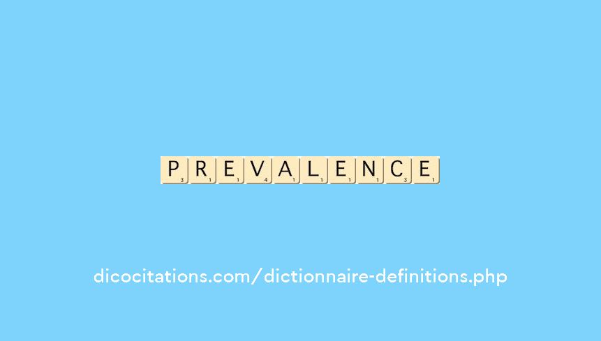 prevalence prevalence