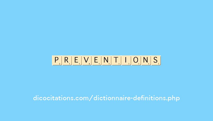 preventions preventions