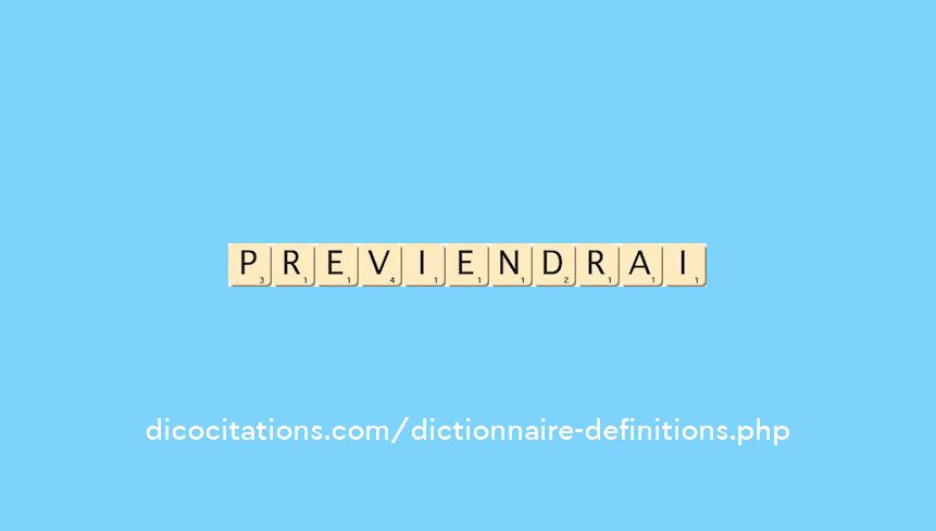 previendrai previendrai