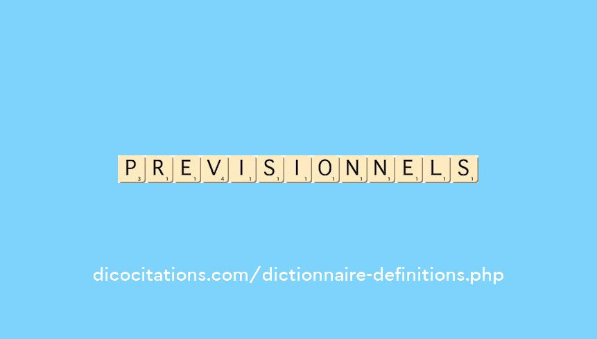 previsionnels previsionnels