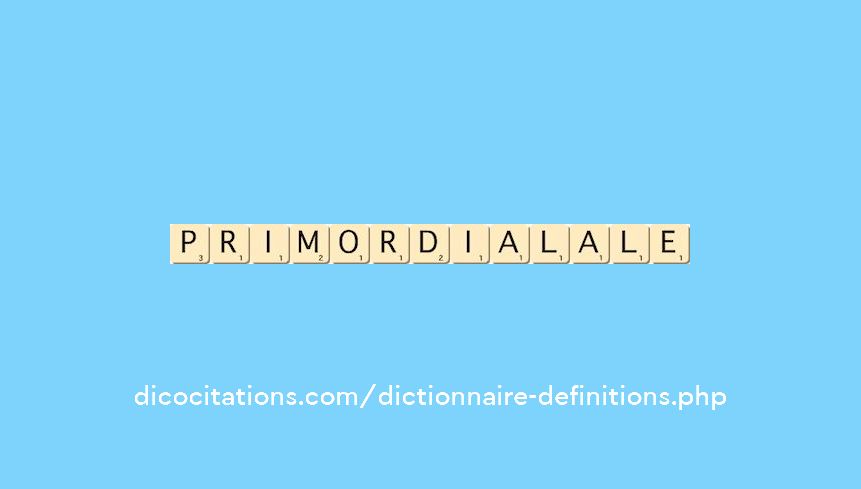 primordial--ale