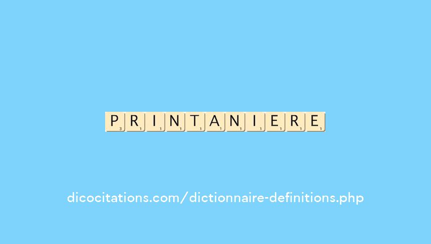 printaniere