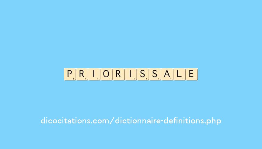 priorissale