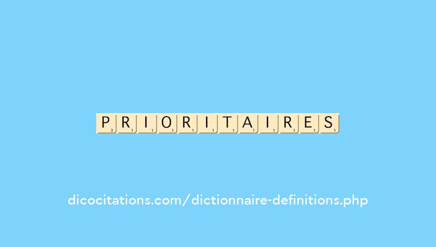 prioritaires prioritaires