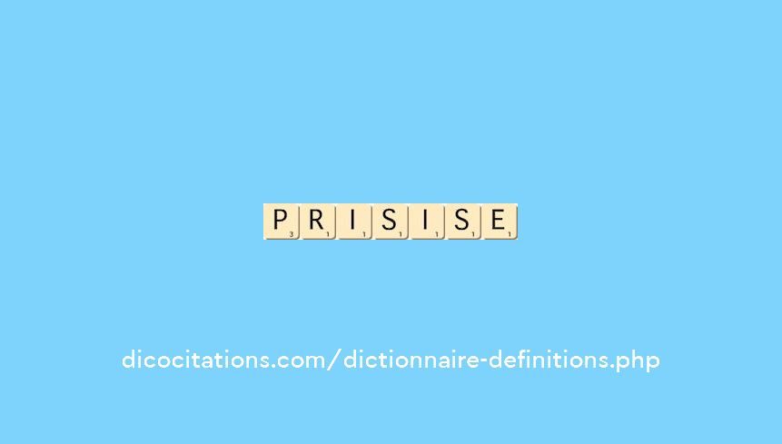 pris--ise