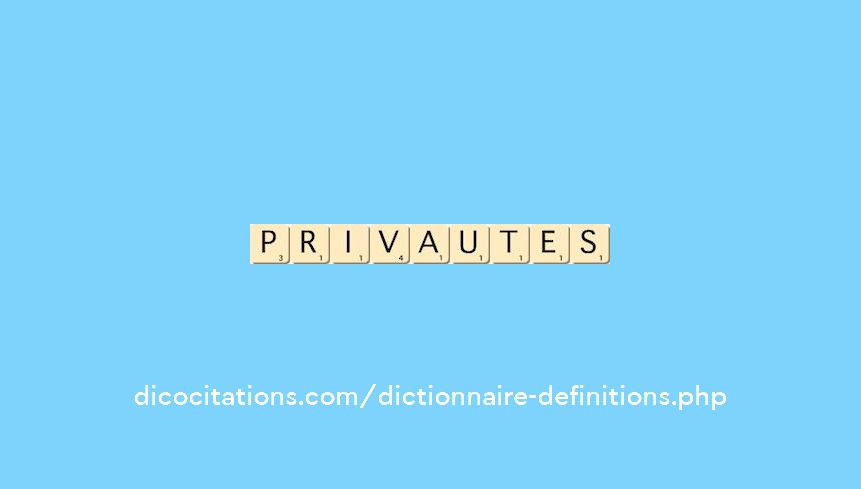 privautes