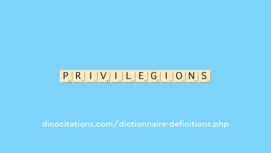 privilegions privilegions