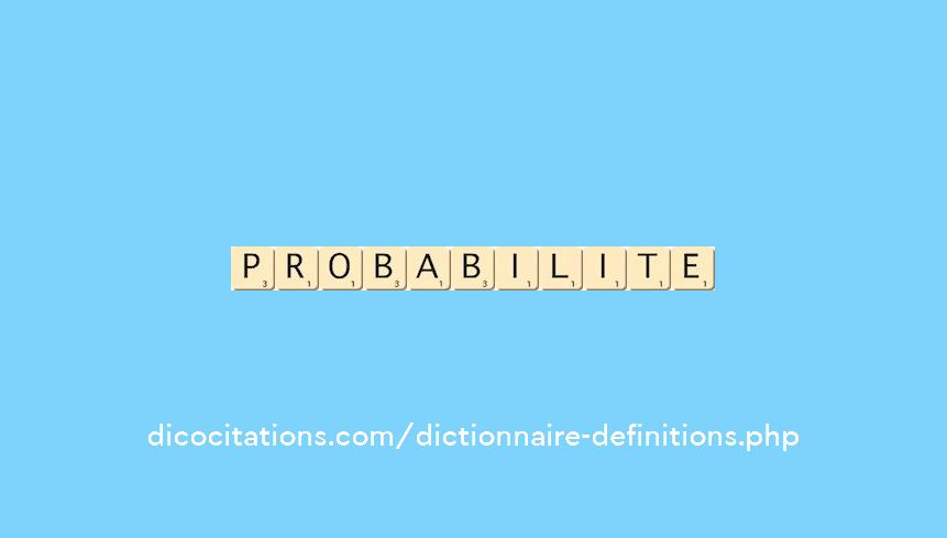 probabilite probabilite
