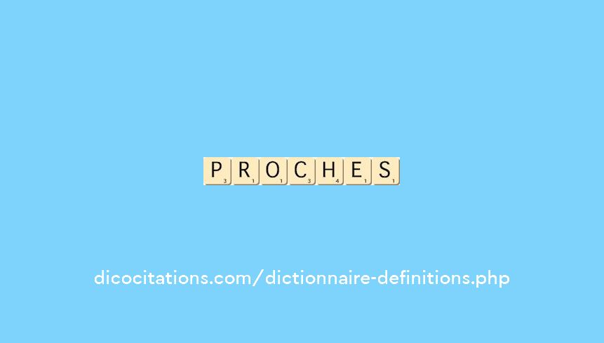 proches proches
