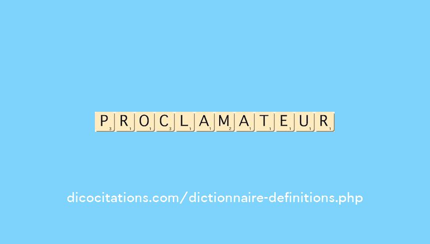 proclamateur