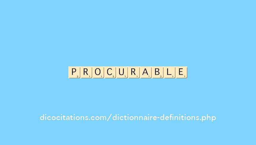 procurable