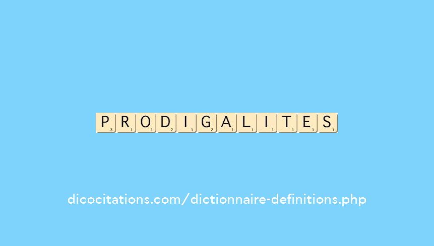 prodigalites
