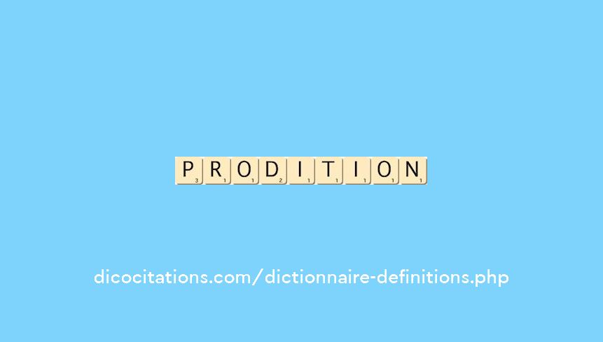 prodition