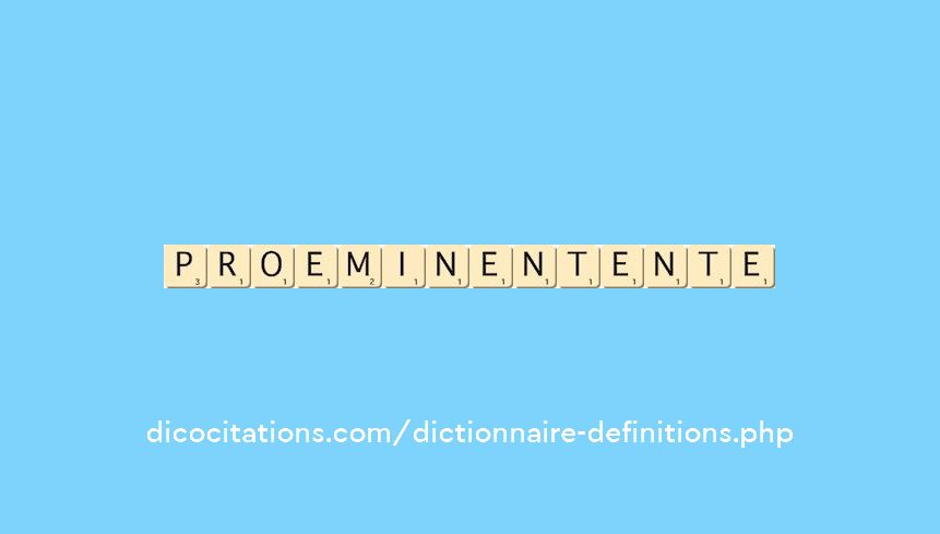 proeminent--ente