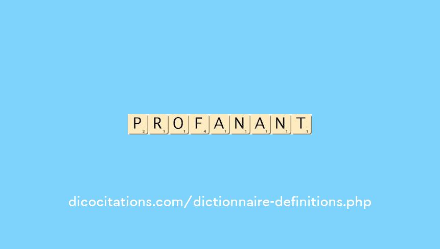 profanant profanant