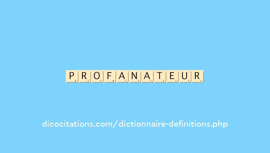 profanateur