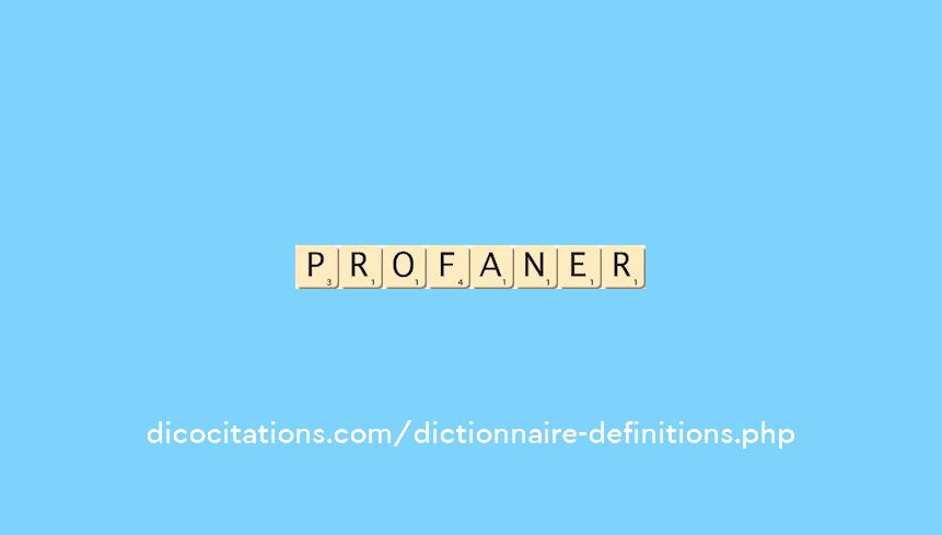 profaner