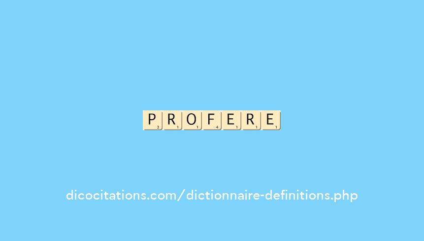 profere