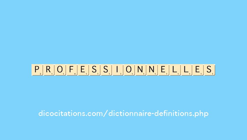 professionnelles