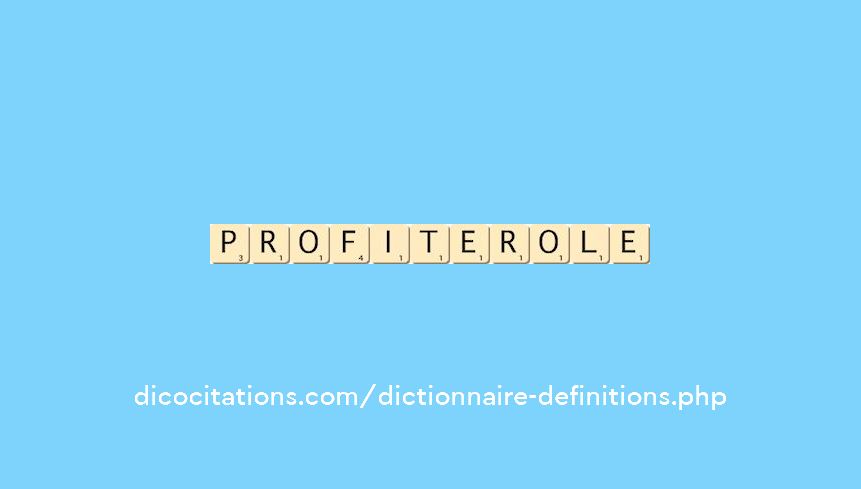 profiterole
