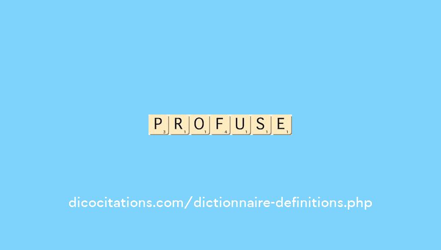 profuse profuse