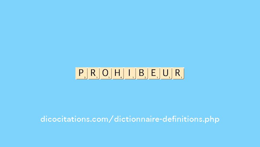 prohibeur