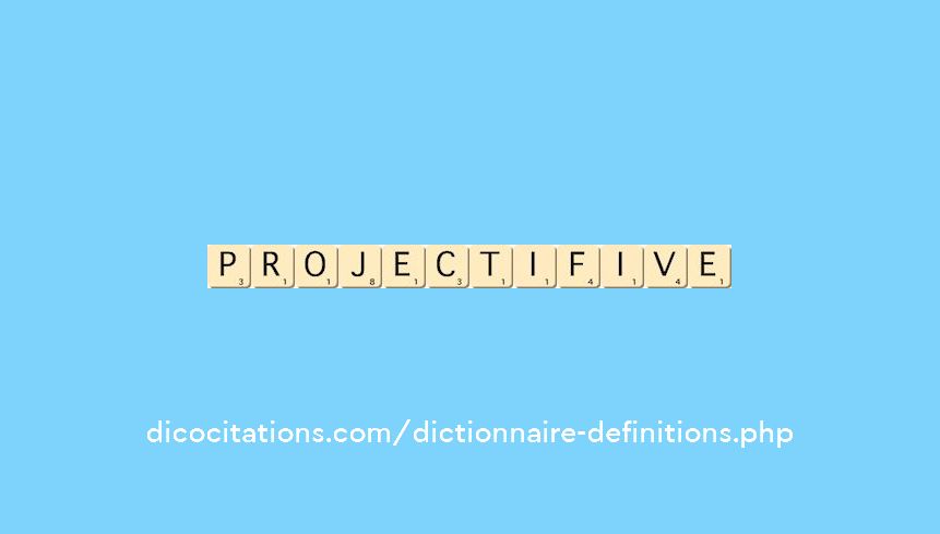 projectif--ive