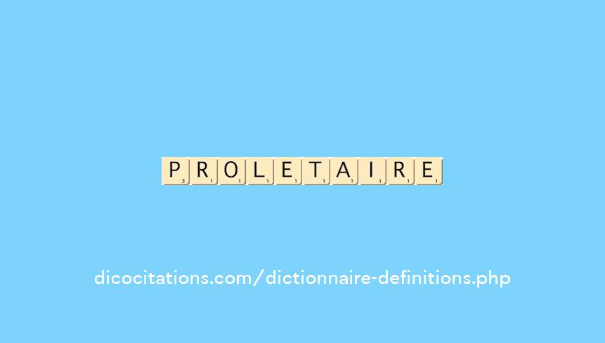 proletaire proletaire