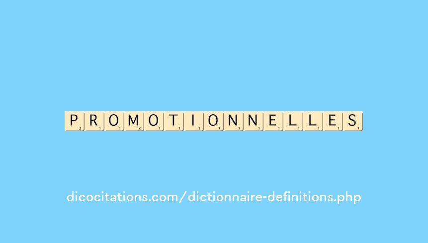 promotionnelles