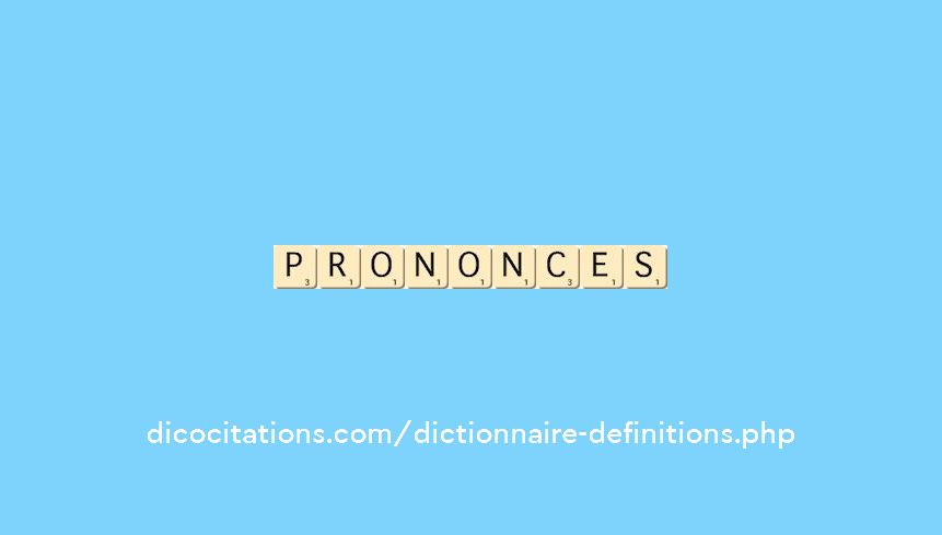 prononces
