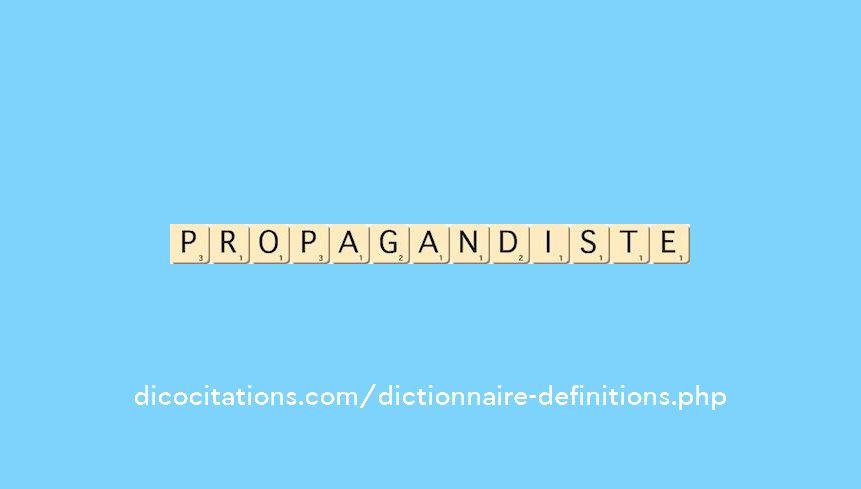 propagandiste