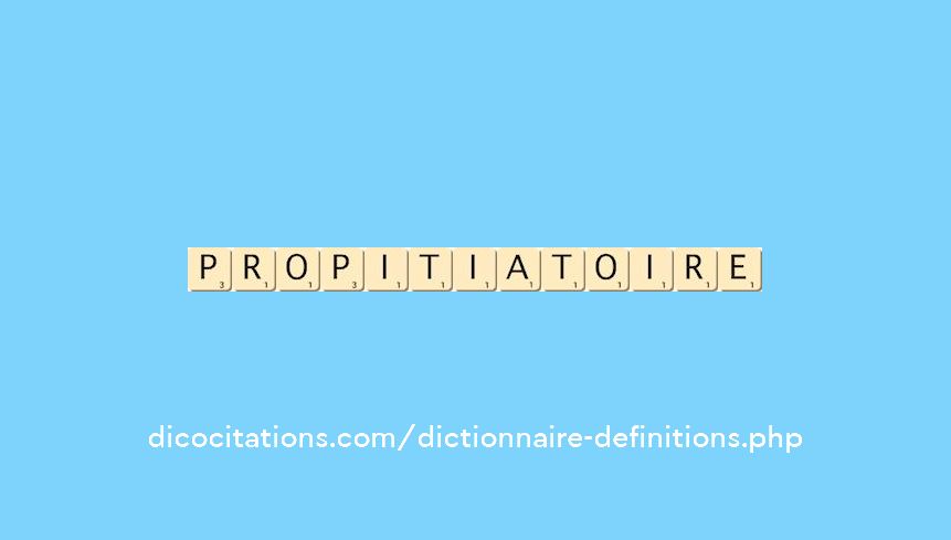 propitiatoire