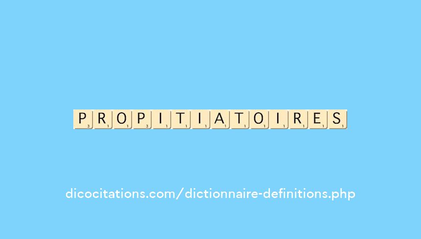 propitiatoires propitiatoires