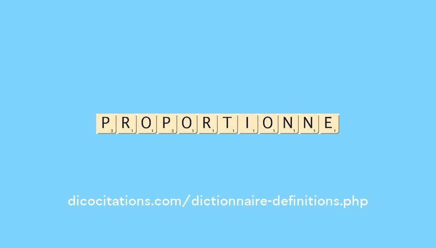 proportionne