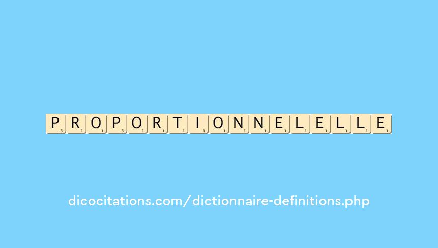 proportionnel--elle