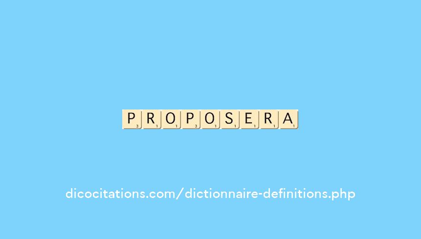 proposera proposera