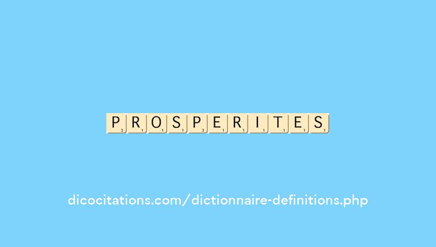 prosperites