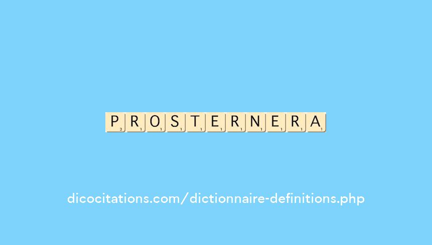 prosternera prosternera