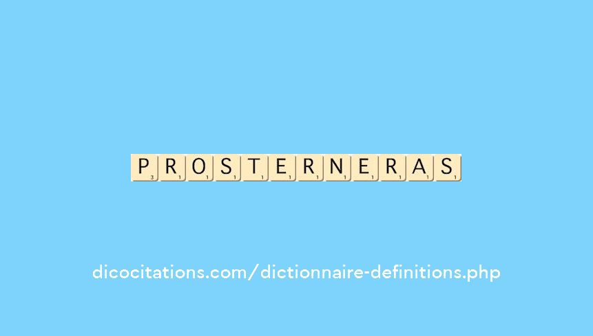prosterneras prosterneras