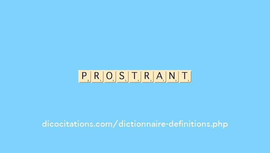 prostrant prostrant