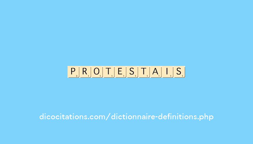 protestais protestais